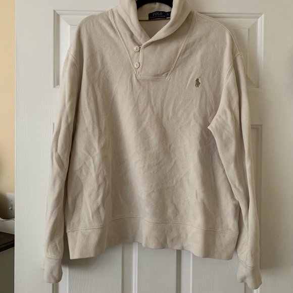 Ralph Lauren Men's Turtleneck Sweater in Cream - Picture 1 of 5